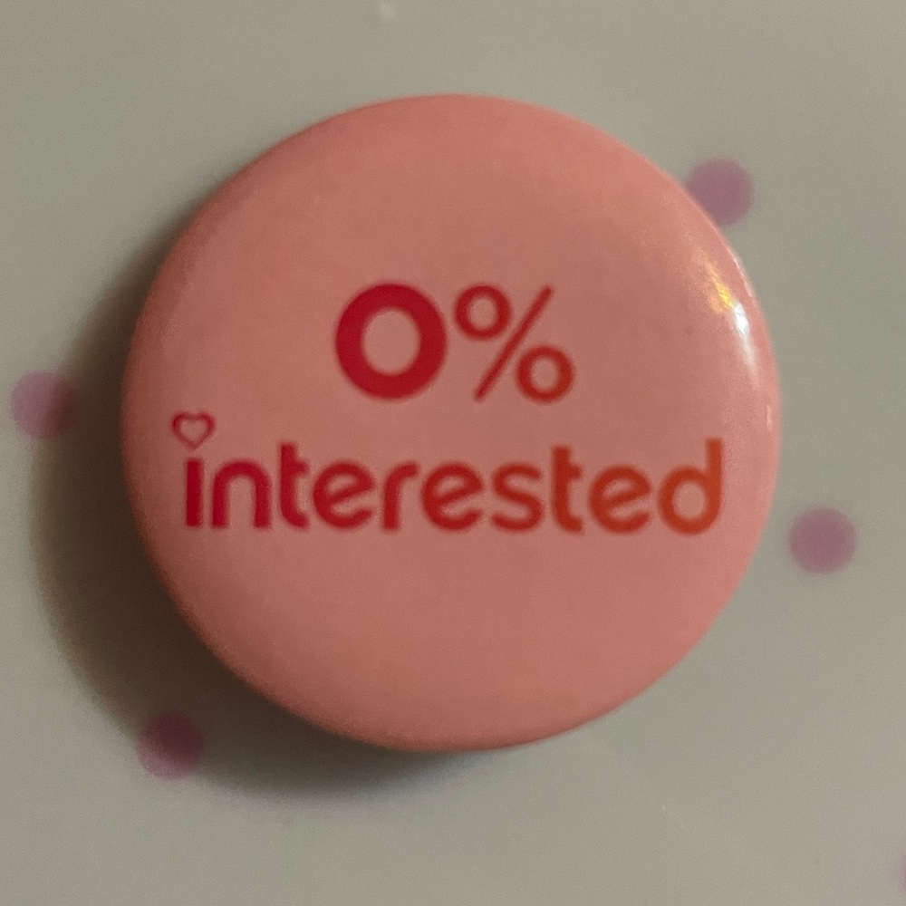 0% interested pin ❤︎ - Picture 5 of 5